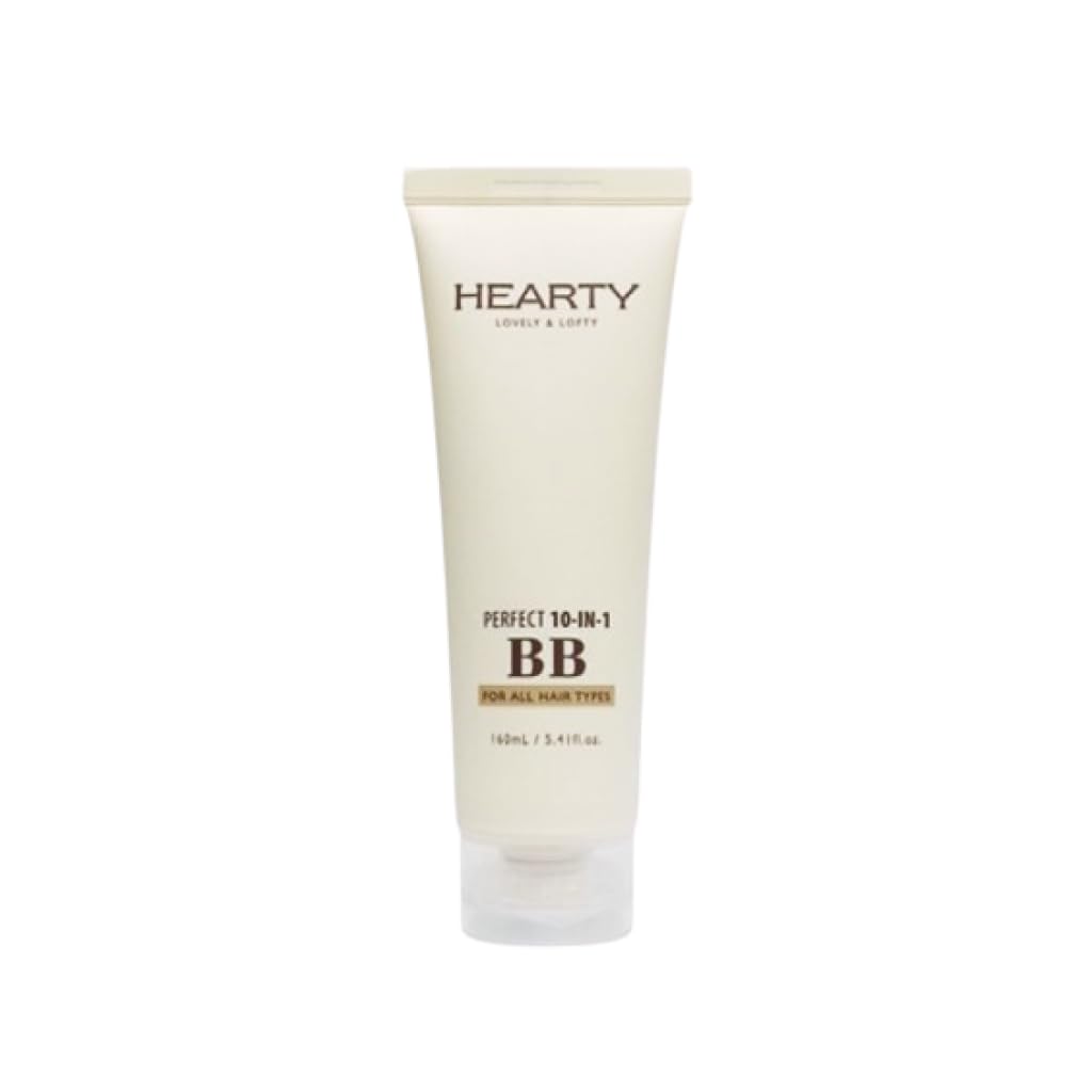 Elabore Hearty Perfect 10-en-1 BB, texture lisse et soin polyvalent pour tous types de cheveux.