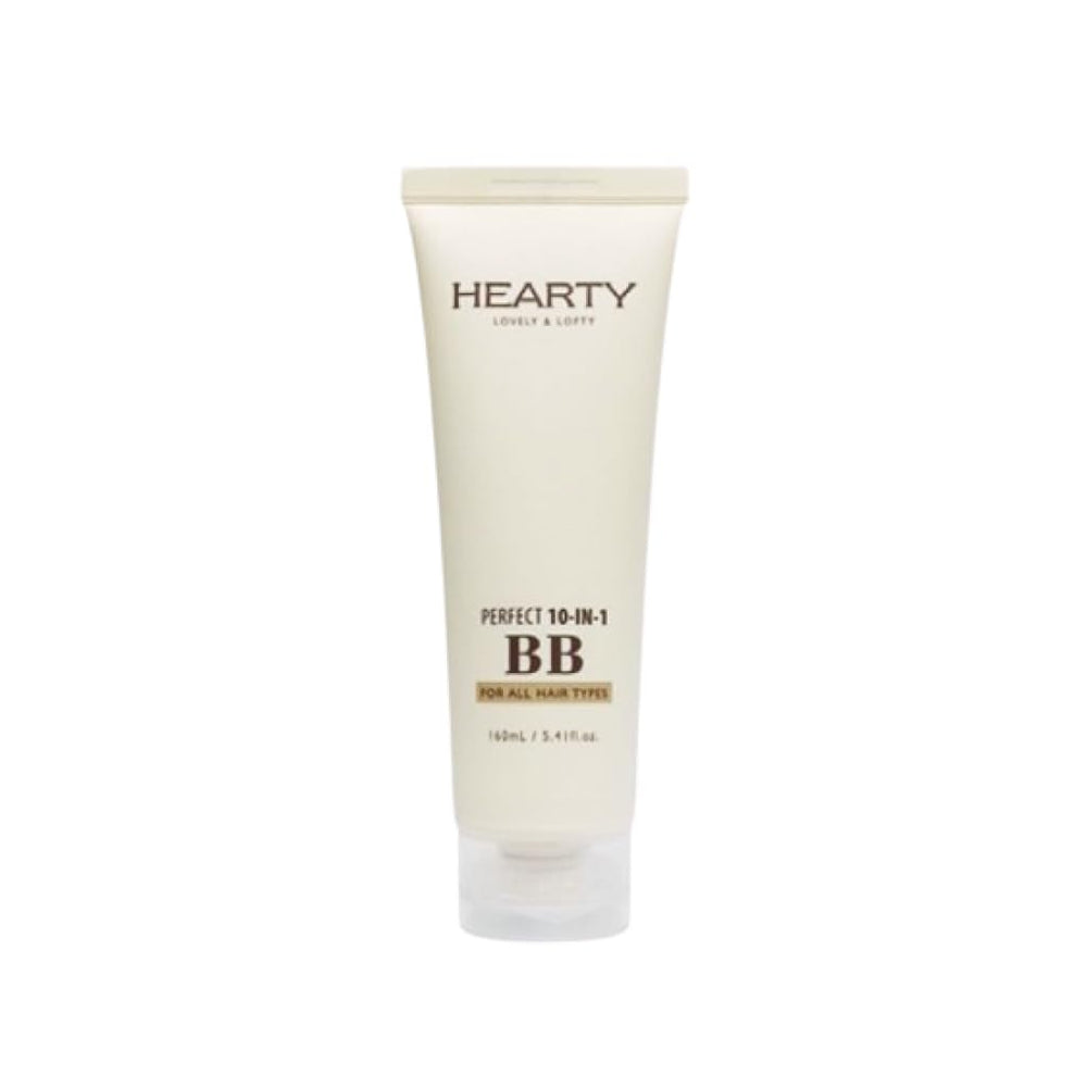 Elabore Hearty Perfect 10-en-1 BB, texture lisse et soin polyvalent pour tous types de cheveux.