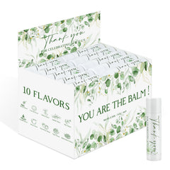 Baume lèvres ElasignShopo – coffret 50 pièces, hydratation légère tout au long de la journée.