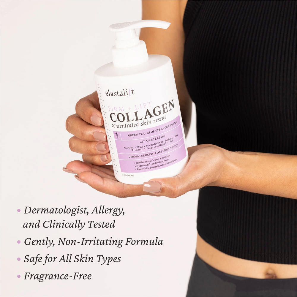 Elastalift Application quotidienne – soin visage et corps, absorption rapide.
