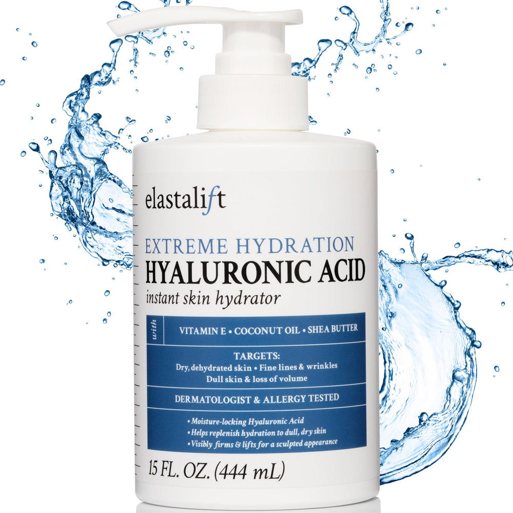 Elastalift crème corps hyaluronique – bouteille pompe, hydratation durable pour peau souple