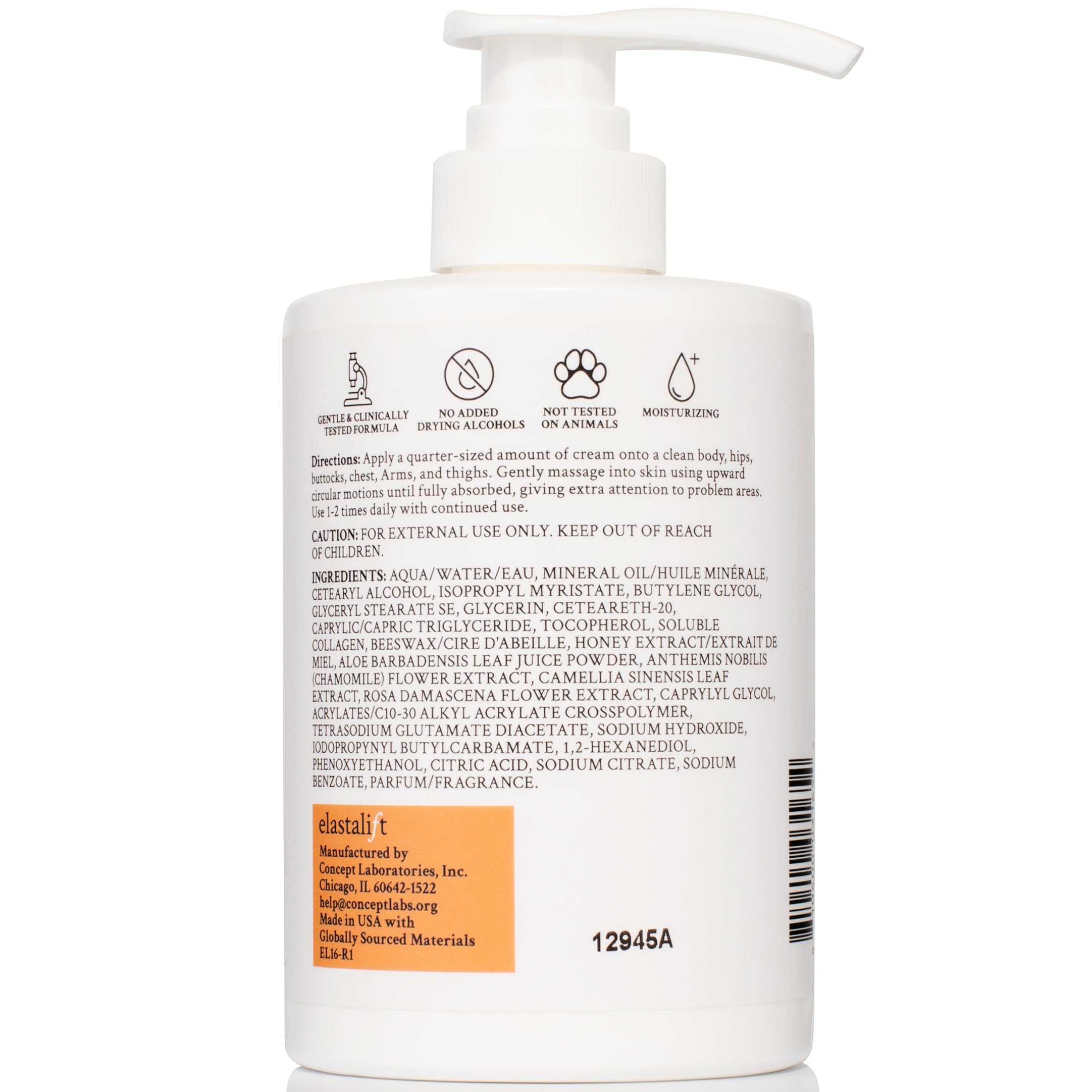 Crème Elastalift Miel Manuka – hydratation profonde pour peau sèche et tiraillements.