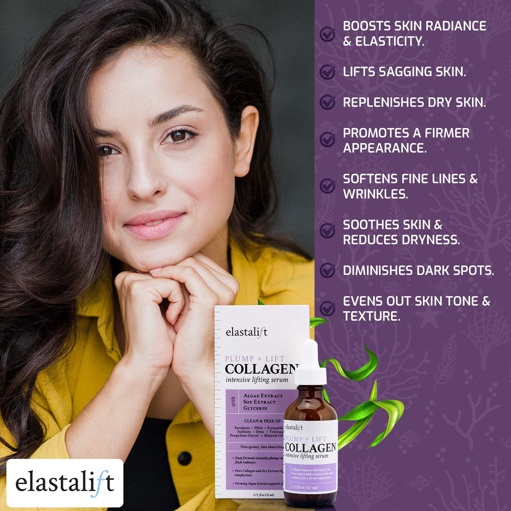Elastalift Sérum Visage Sans Parfum, douceur pour peau sensible.