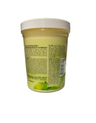ElastaQP Olive-Mangue Conditionneur application sur cheveux, texture légère et hydratation.