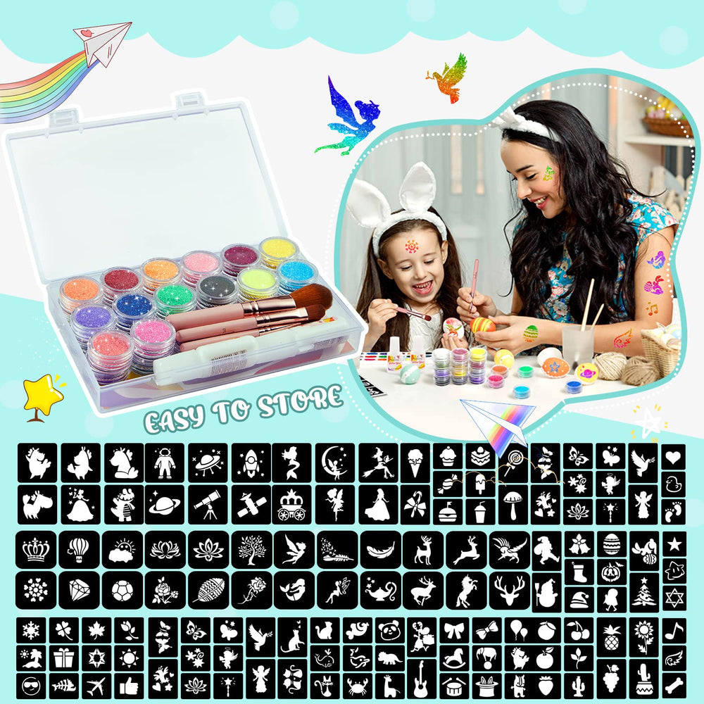 Paillettes 31 couleurs Eleanore's Diary pour visage et corps
