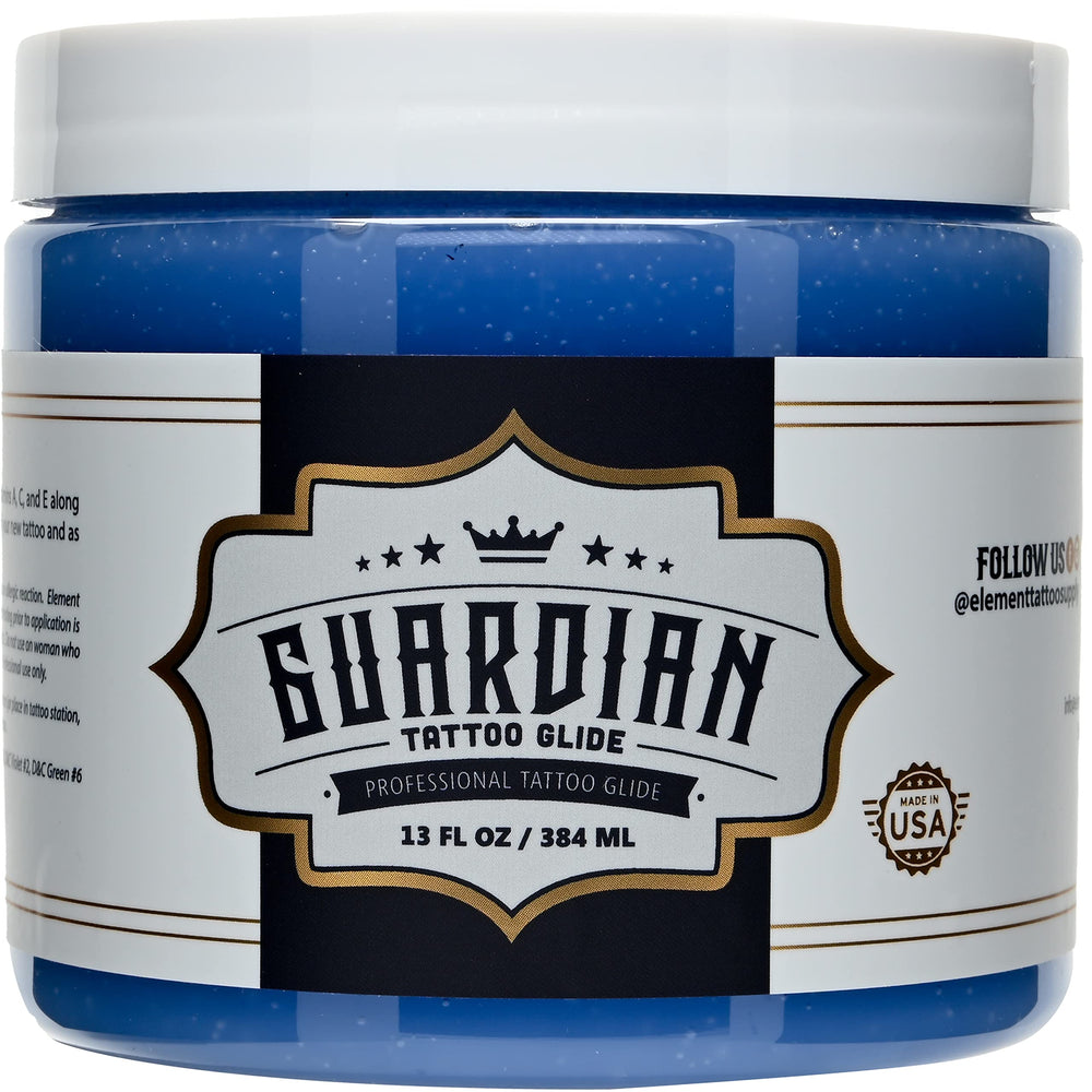 Guardian Tattoo Glide dans le bocal 13oz: hydratation ciblée pour le tatouage