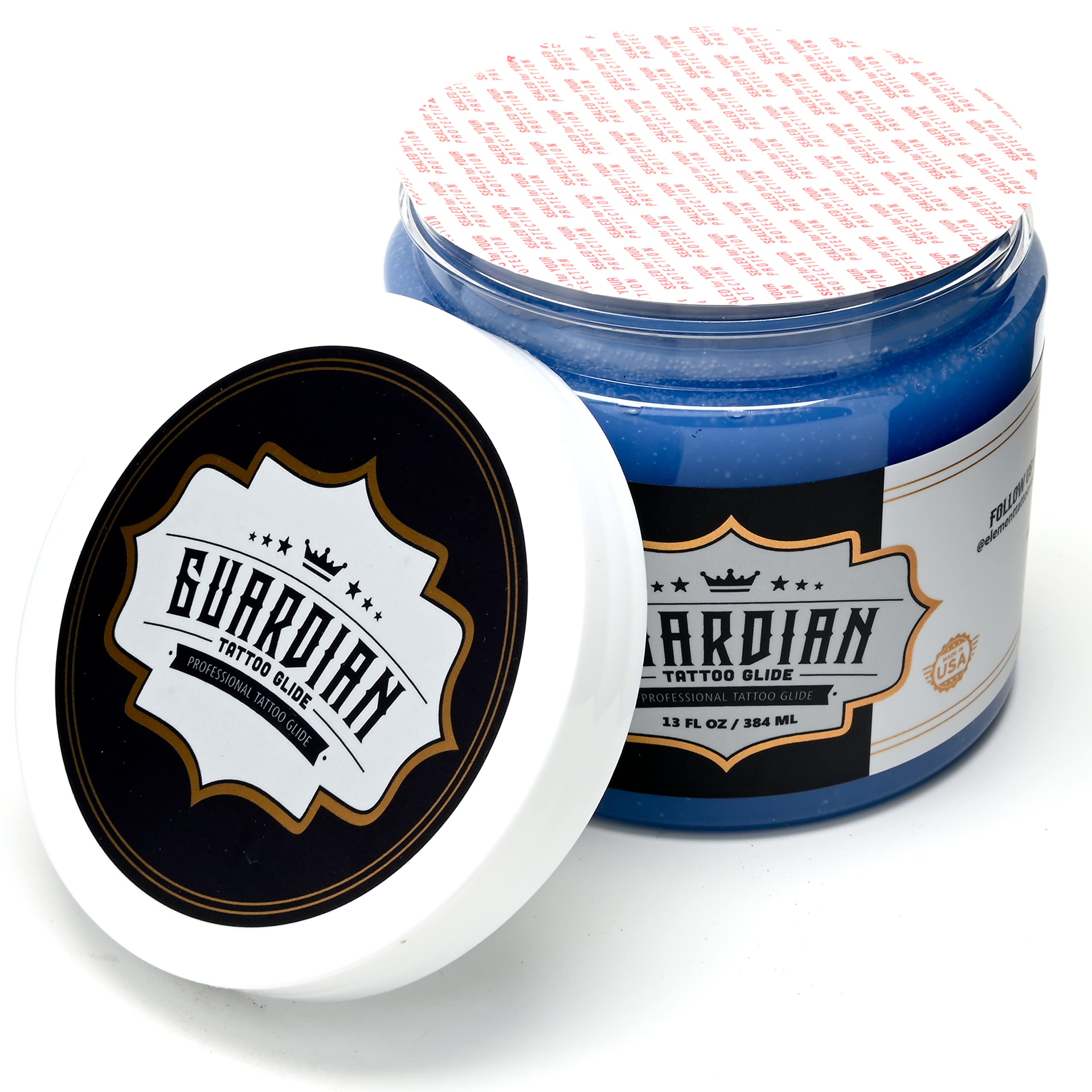 Guardian Tattoo Glide dégage un parfum frais pendant le tatouage