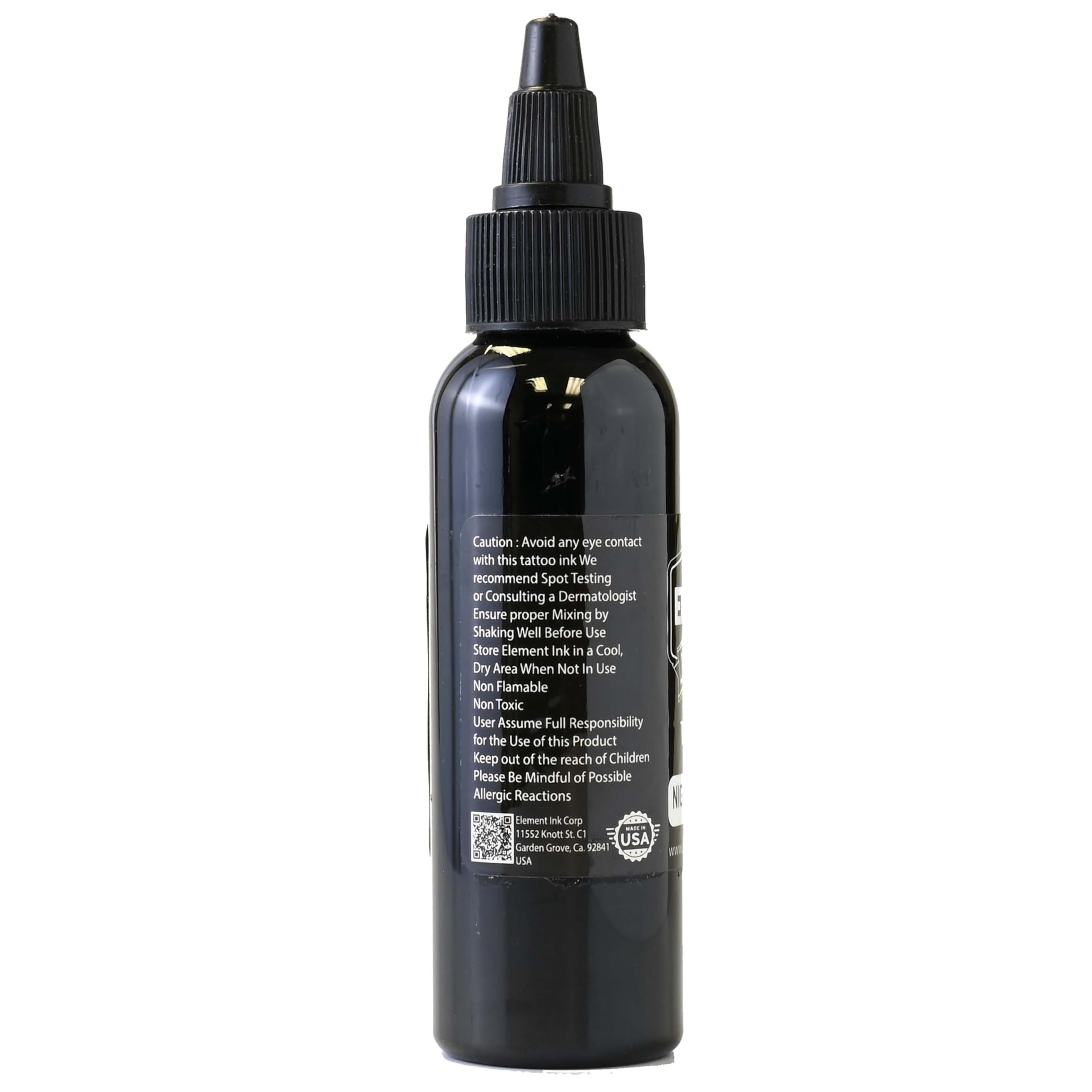 Nighthawk Black de Element Tattoo Supply — flux constant pour travail précis en atelier.