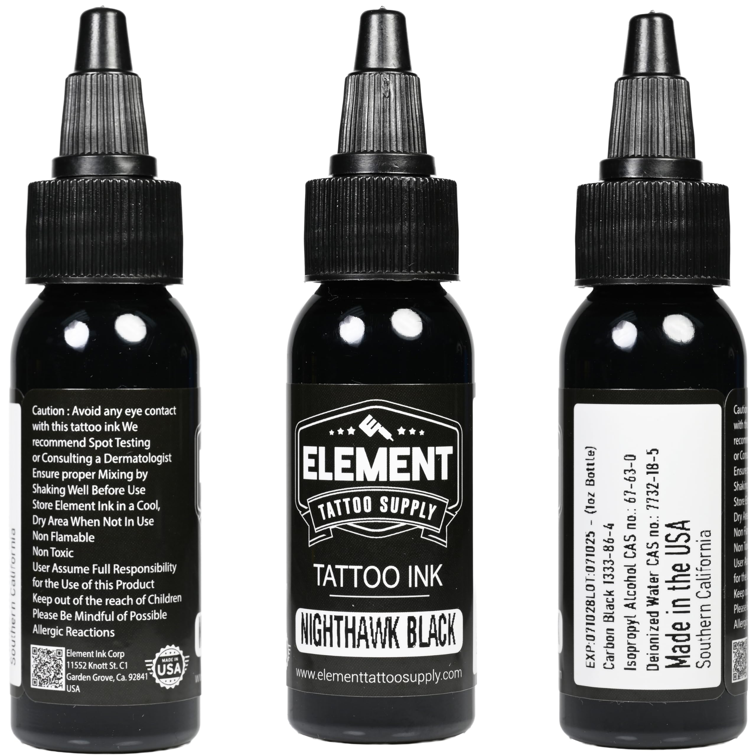 Nighthawk Noir Element – traits précis pour contours nets