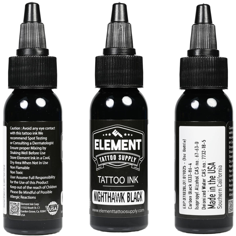 Nighthawk Noir Element – traits précis pour contours nets