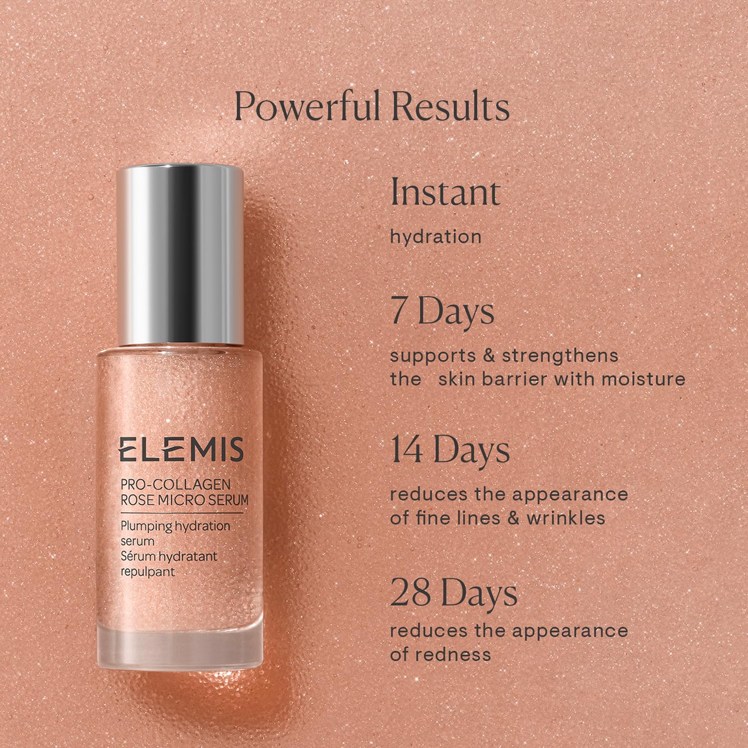 Algue rouge hydratante ajoutée à la formulation.