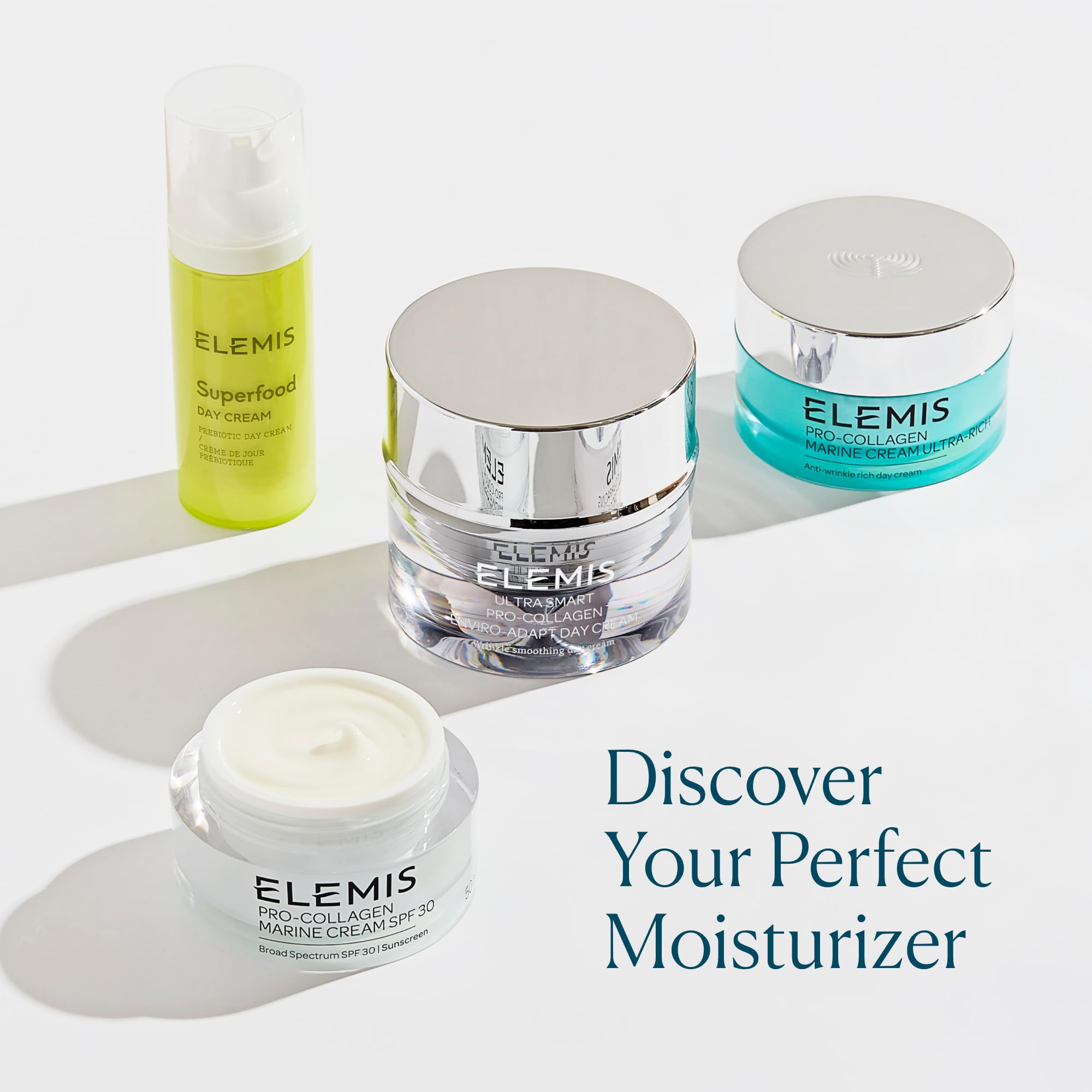 ELEMIS Crème de Jour Superfood: lueur extérieure hydratante pour peau saine.