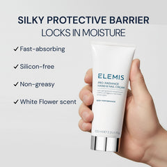 Crème main ELEMIS application rapide et absorption rapide