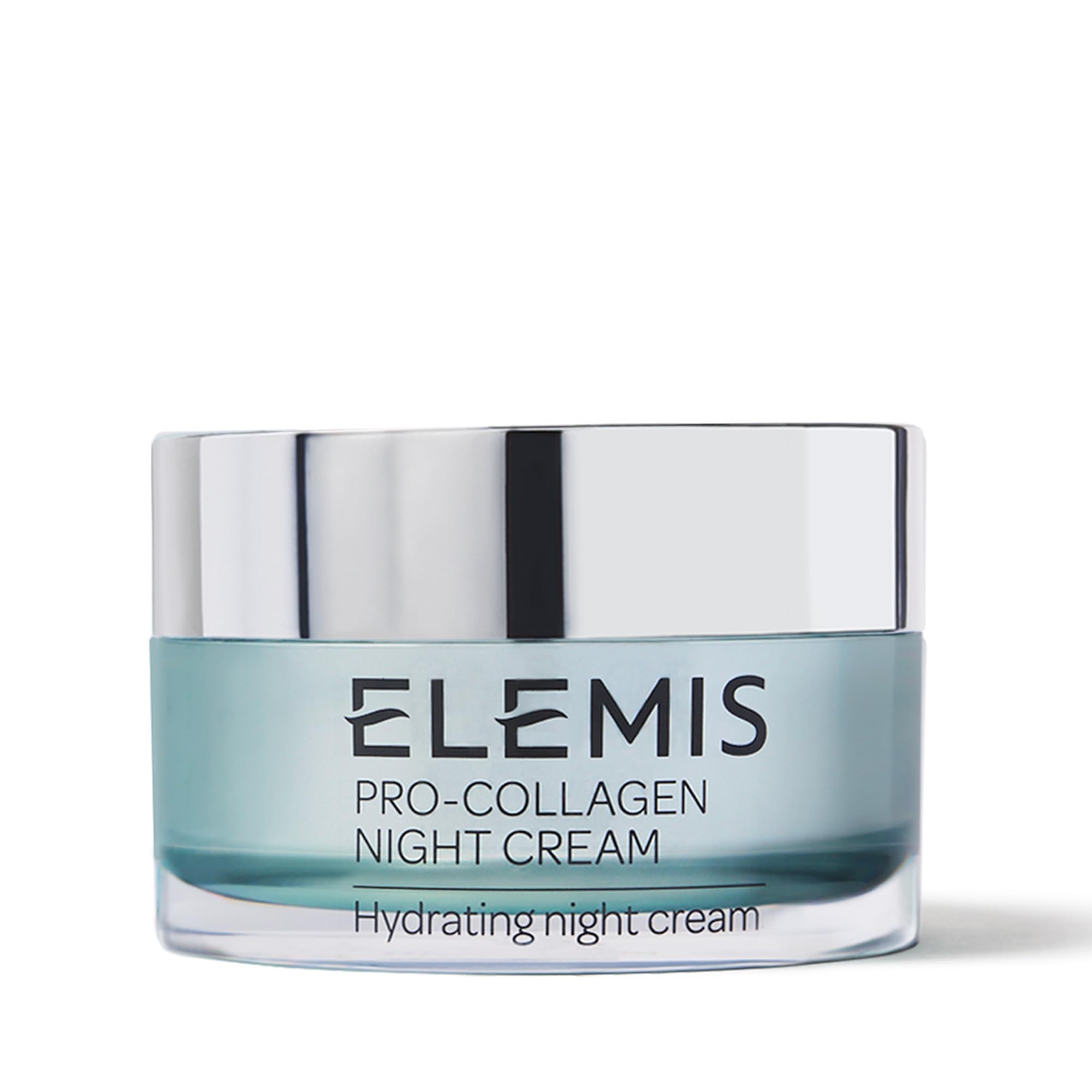 ELEMIS Pro-Collagen Night Cream — Bouteille fermée, hydratation riche pour peau réveillée.