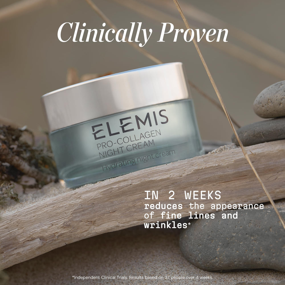 ELEMIS Pro-Collagen Night Cream — Padina pavonica pour une hydratation durable.
