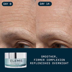 ELEMIS Pro-Collagen Night Cream — Texture nocturne riche pour nourrir en profondeur.