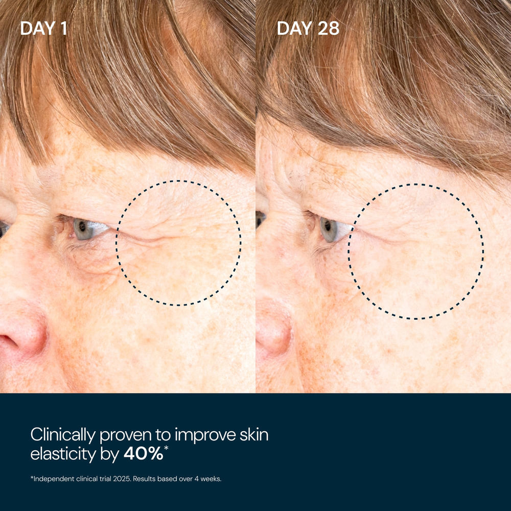 Application sur le visage avec ELEMIS Pro-Collagen Overnight Matrix