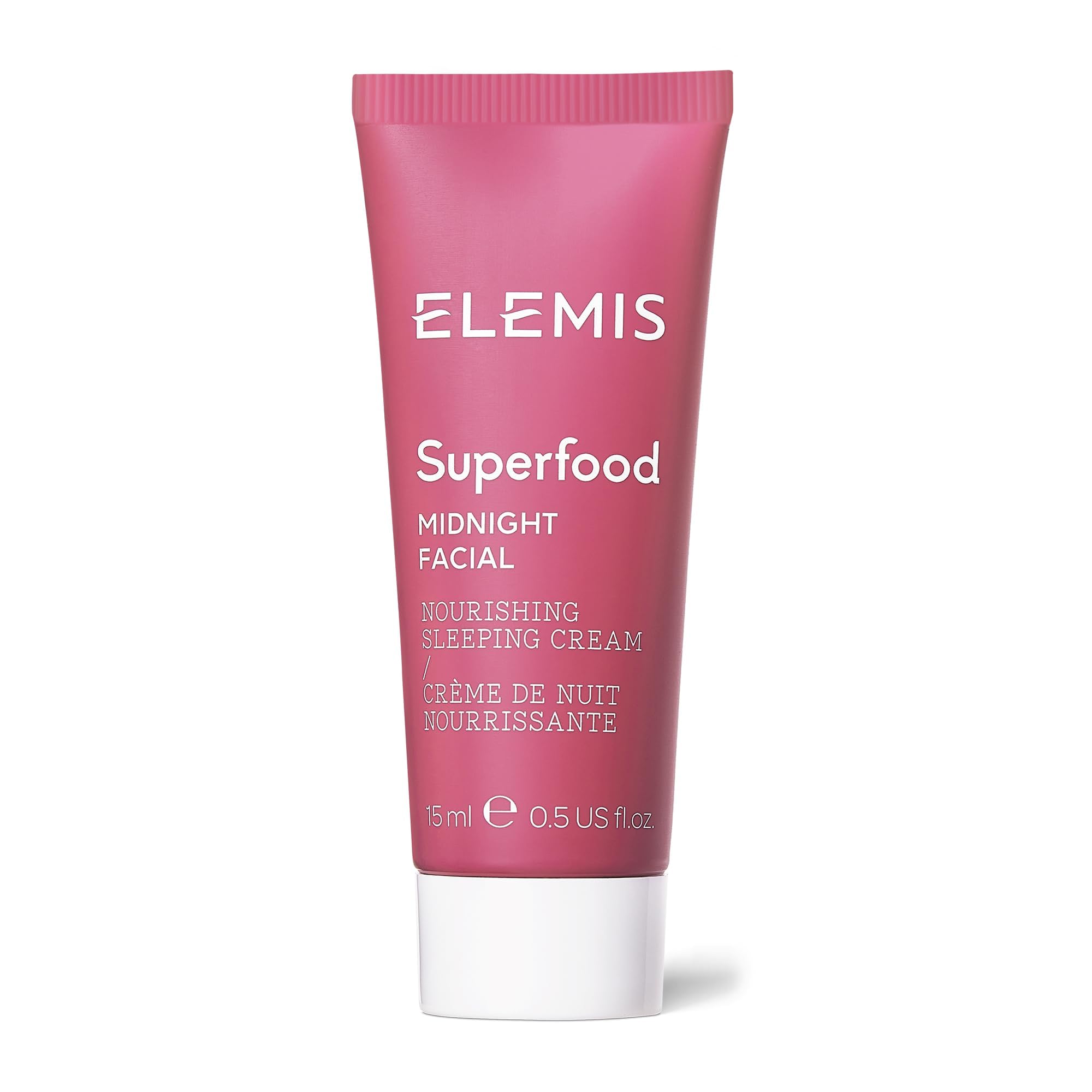 Crème nuit ELEMIS Superaliment minuit, texture soyeuse hydratante pour le réveil.