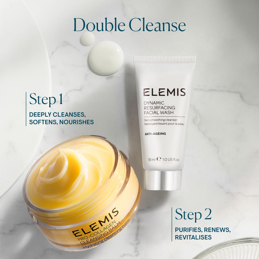 ELEMIS Dynamic Resurfacing Facial Wash : sur-lavabo idéal pour une routine quotidienne.