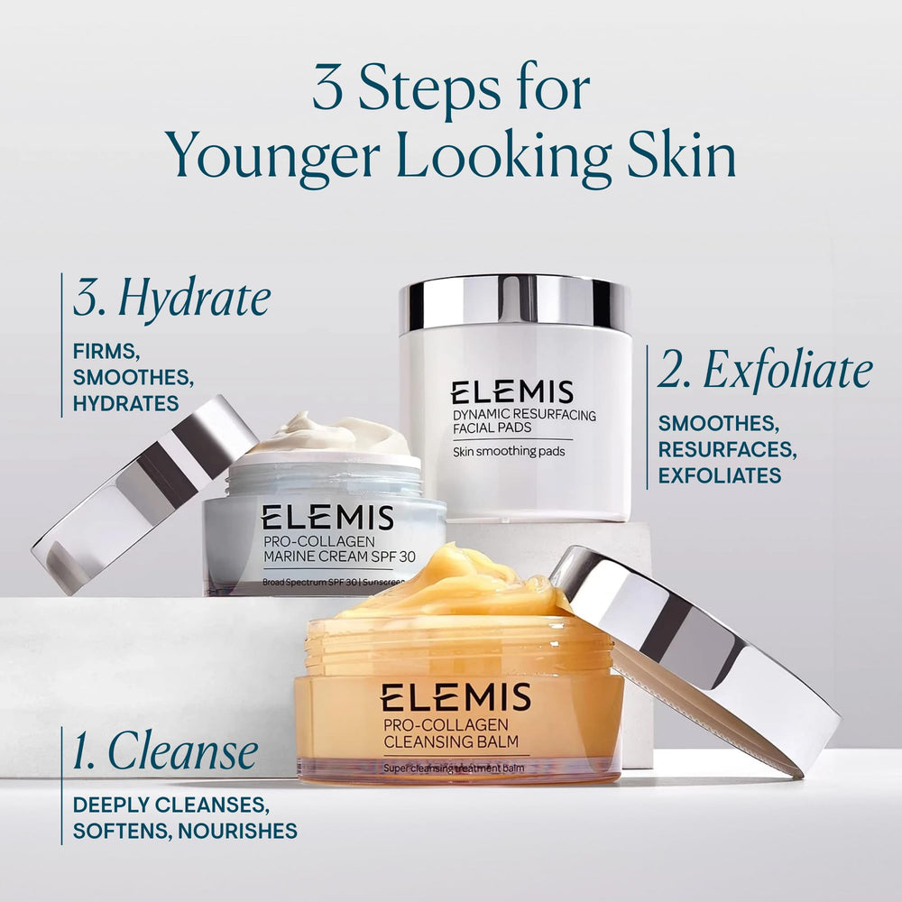 ELEMIS Dynamic Resurfacing Pads — sensation rafraîchissante et peau mieux préparée pour les soins.