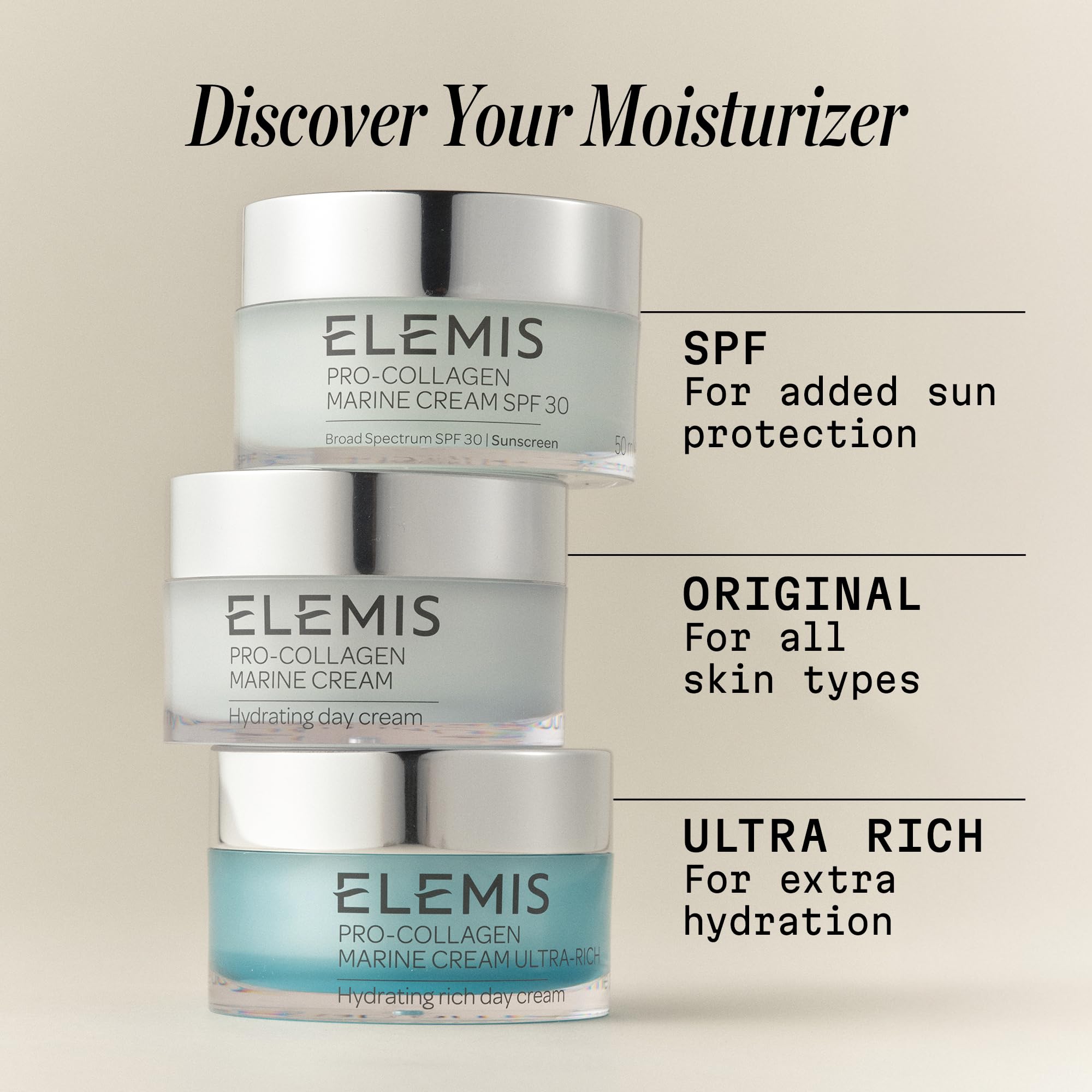Édition Noël: emballage luxueux d'ELEMIS Pro-Collagen Marine Cream