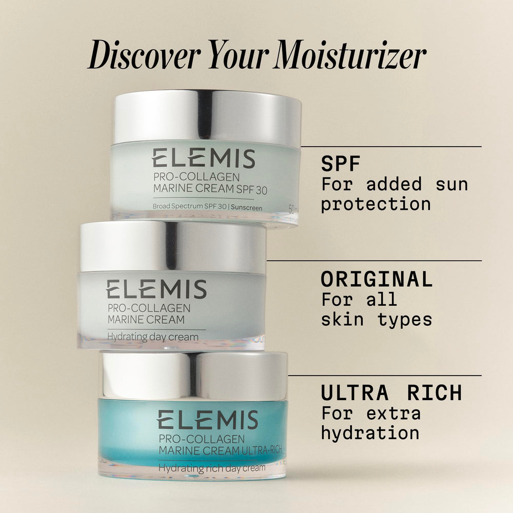 Édition Noël: emballage luxueux d'ELEMIS Pro-Collagen Marine Cream