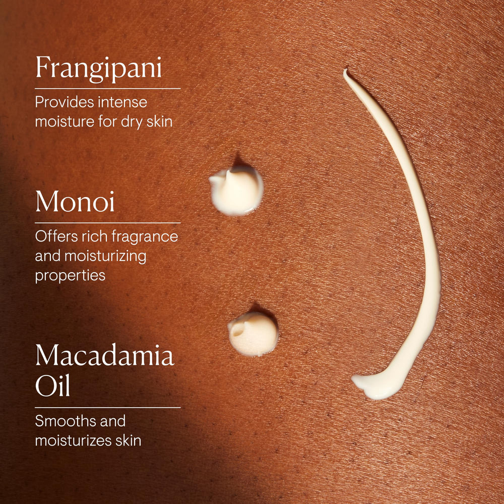 ELEMIS Frangipani Monoi crème pour le corps, boîte élégante prête à offrir.