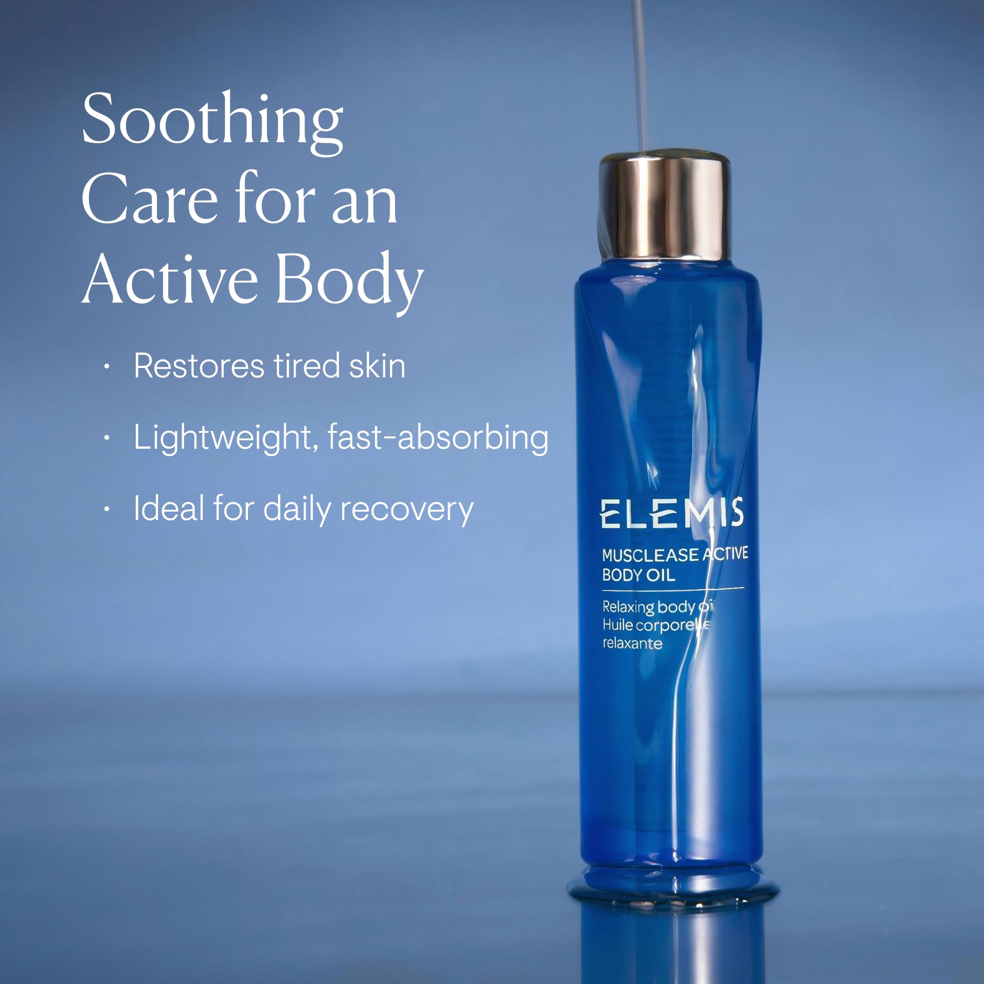 ELEMIS huile-corps absorption rapide, massage apaisant.