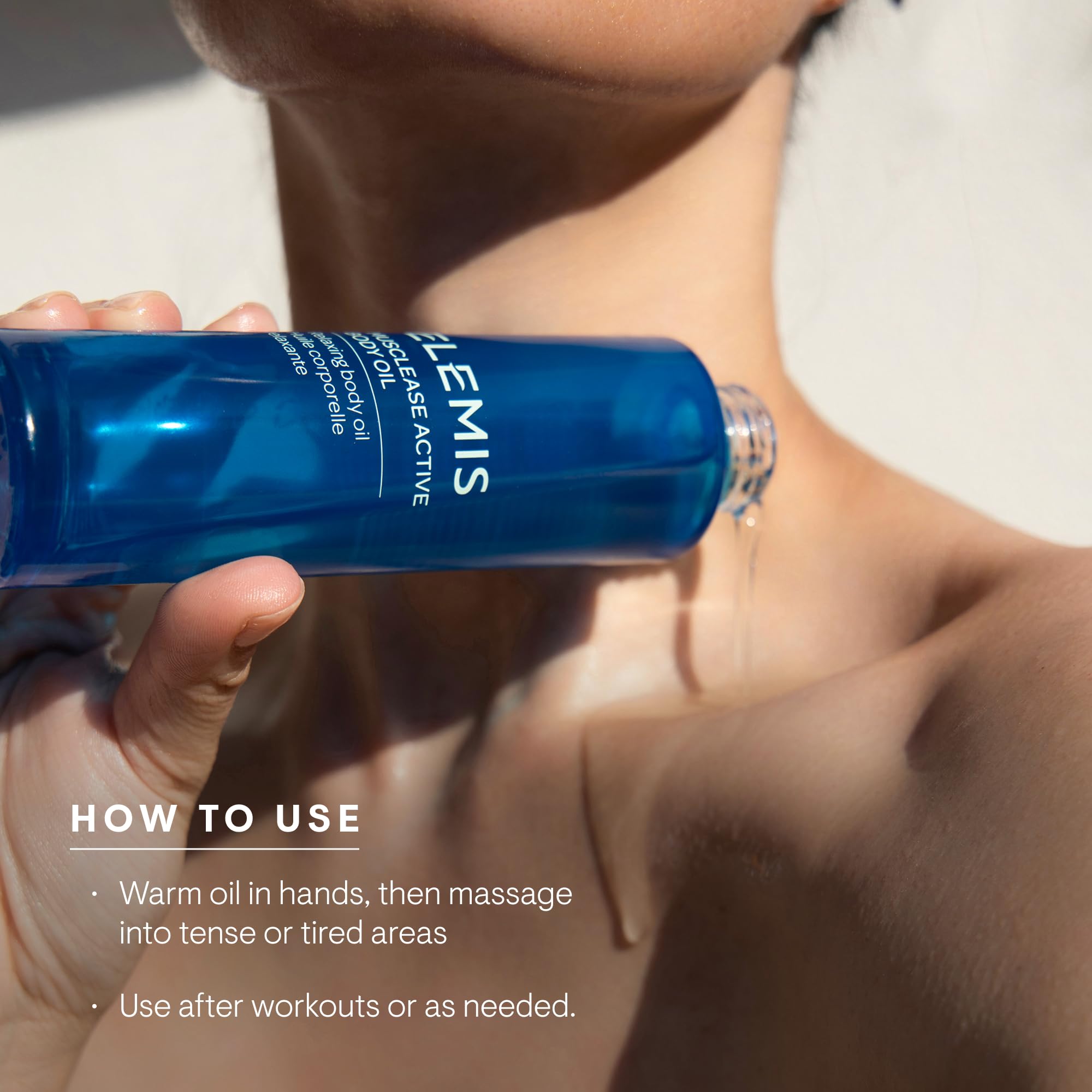 ELEMIS huile-corps massage, stimulation de la circulation.