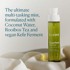 ELEMIS Superfood Multi Mist kefir ferment tonifiant pour le visage.