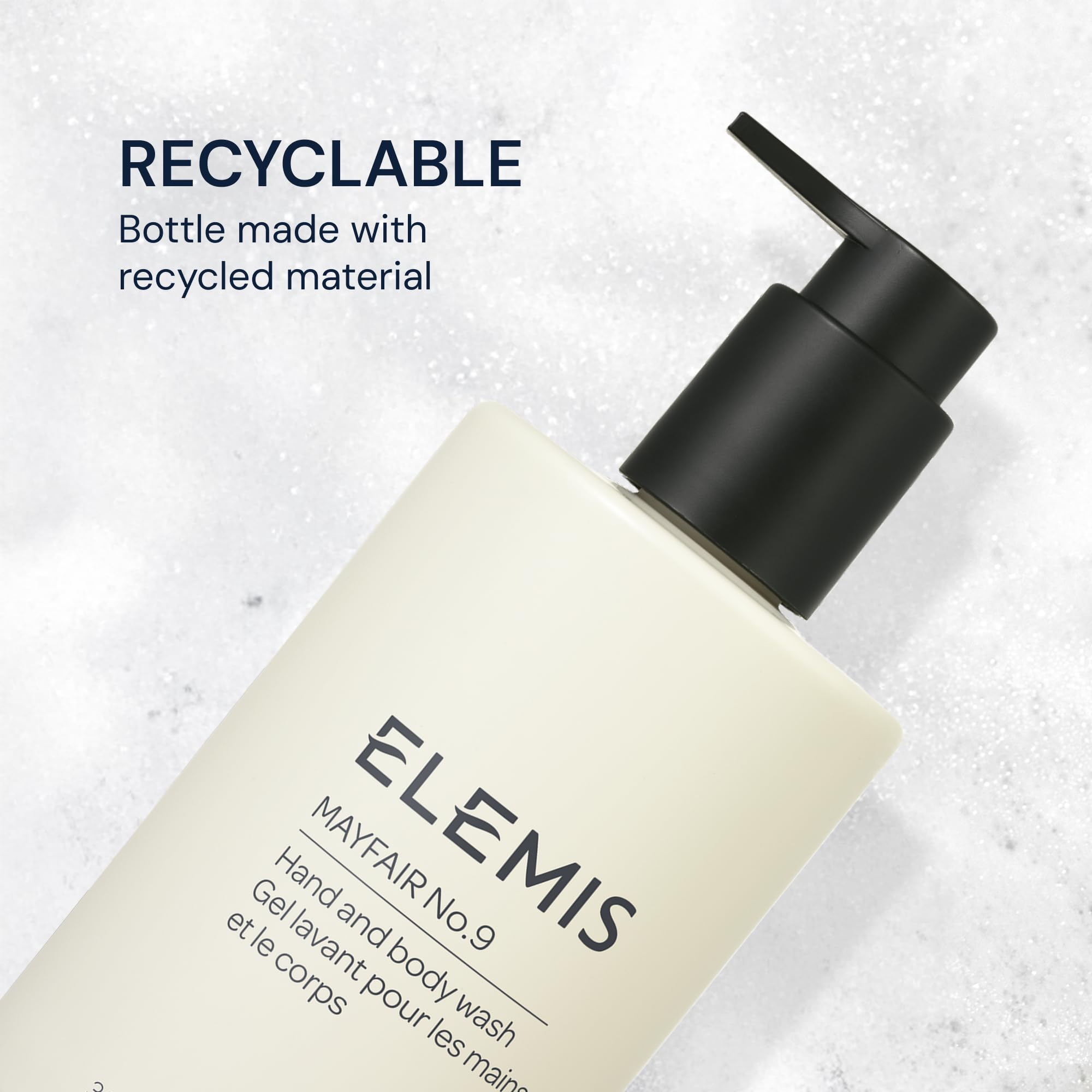 ELEMIS Mayfair No.9, sensation fraîche, réveil en douceur lors de la douche.