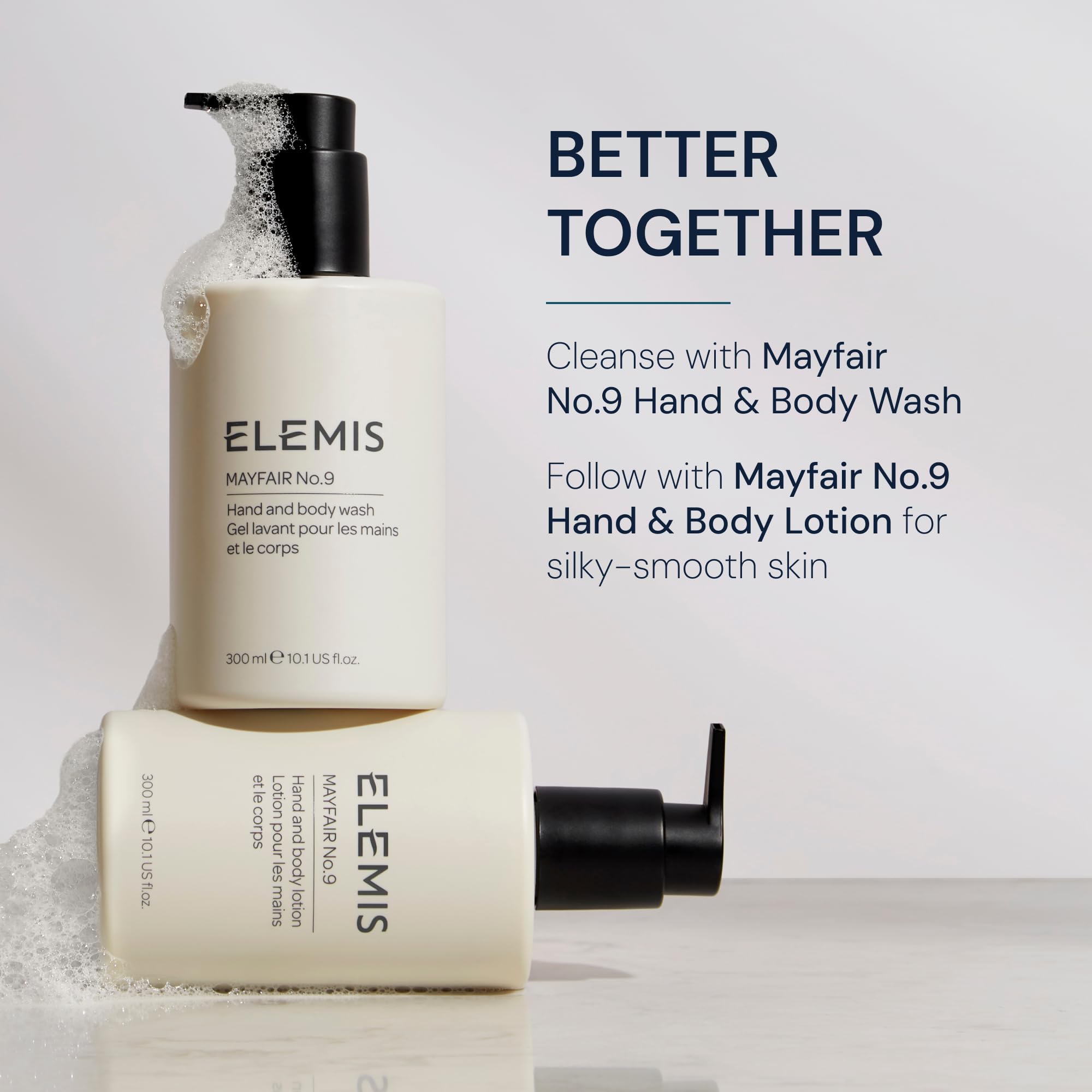 ELEMIS Mayfair No.9, usage quotidien luxueux grâce au flacon rechargeable.