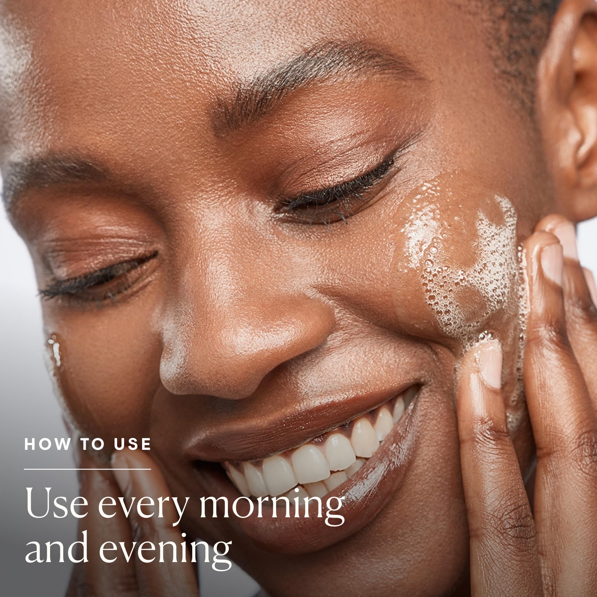 Texture gel légère, sensation de fraîcheur lors du lavage.