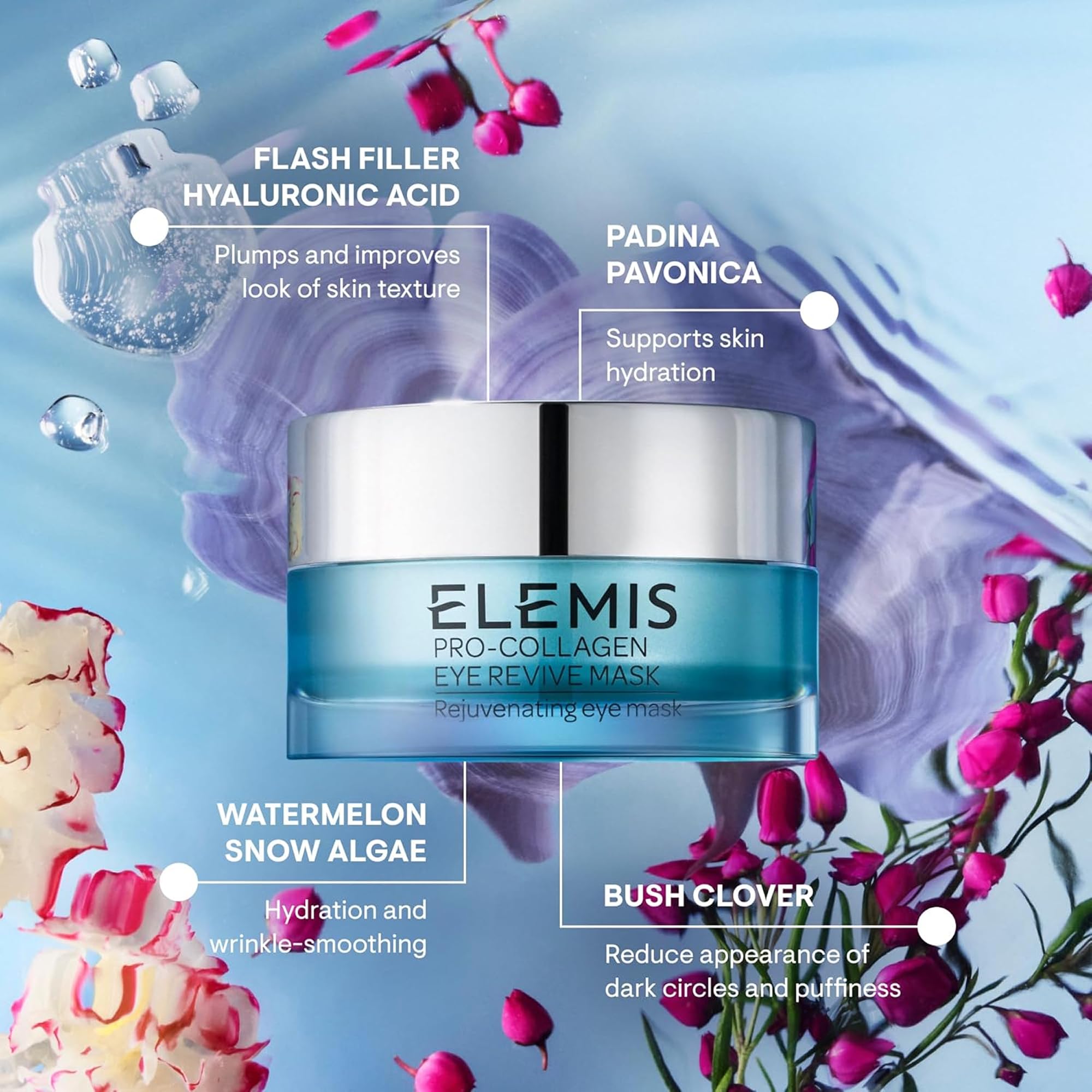 ELEMIS Pro-Collagen Eye Revive Mask – peut être porté sous le maquillage