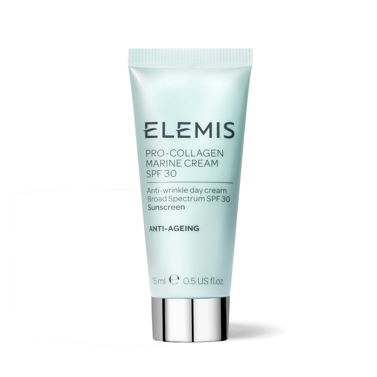 ELEMIS Pro-Collagen Marine Cream SPF 30, pot ouvert, texture légère et gourmande.
