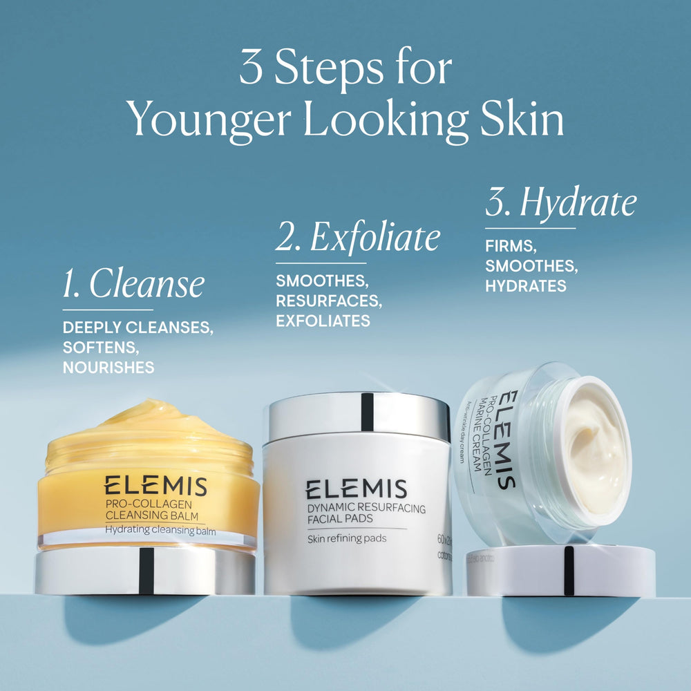 ELEMIS Pro-Collagen Marine Cream, pénétration rapide, fini léger sur le visage