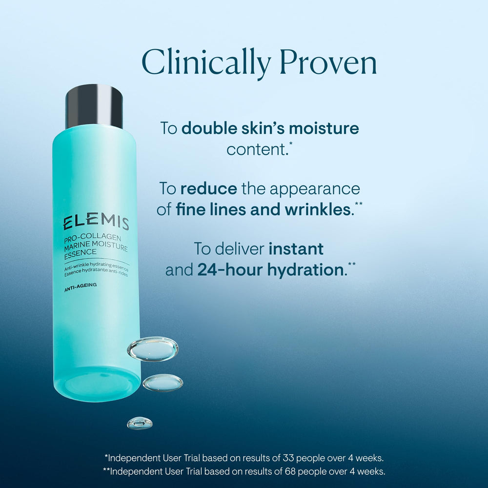 Texture légère et soyeuse de l’essence marine ELEMIS prêt à être appliquée