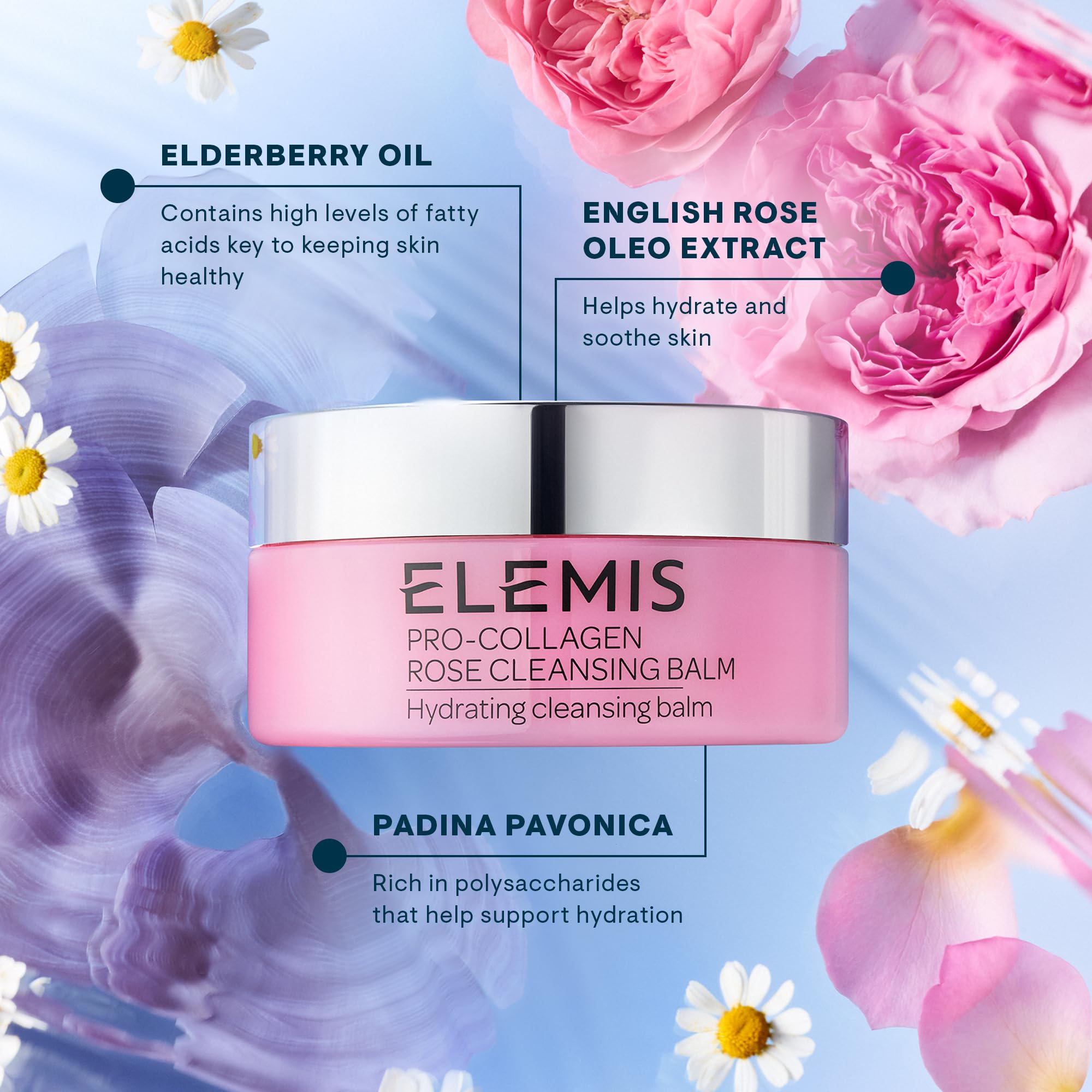Emballage du Pro-Collagen Rose Cleansing Balm, design élégant