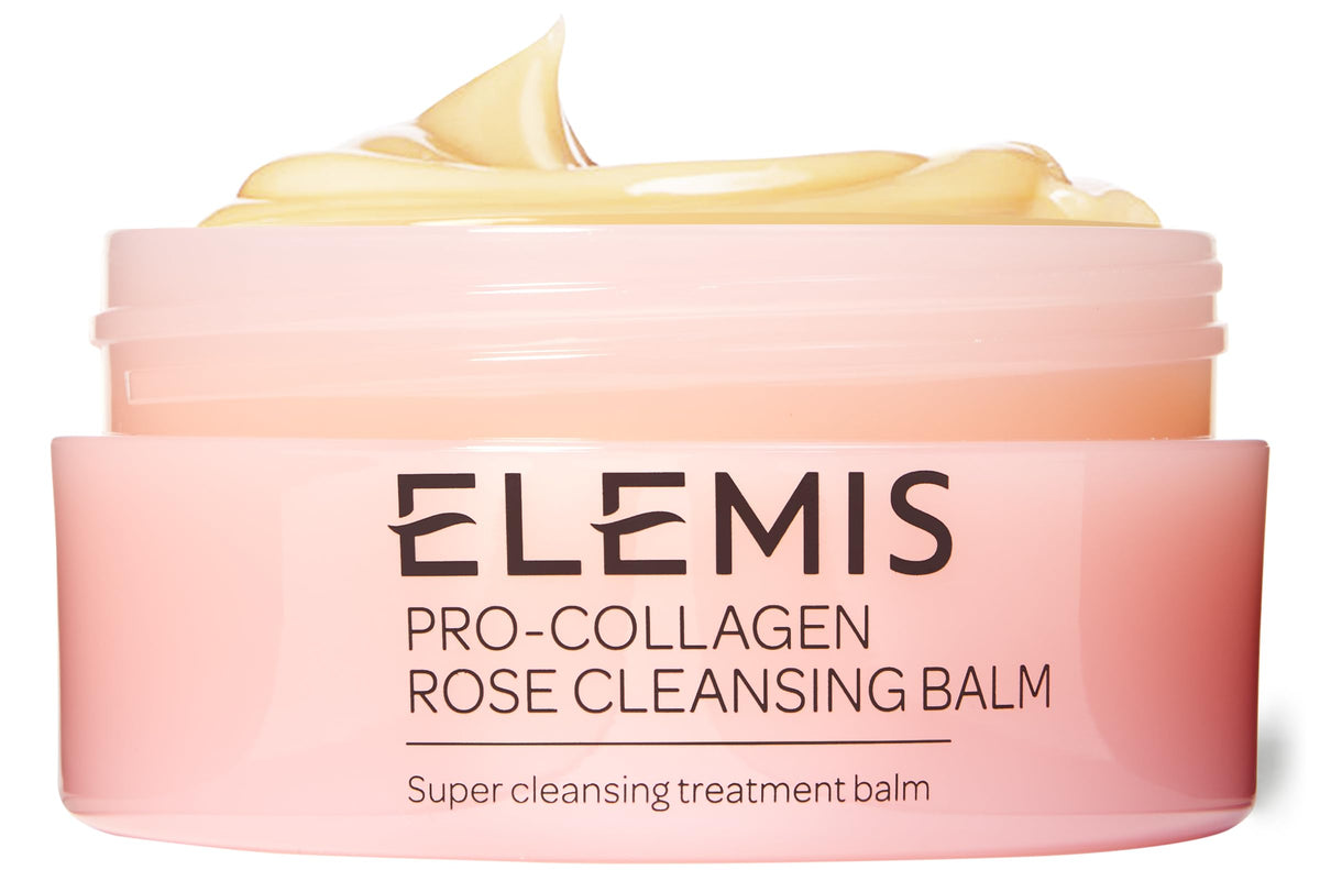 Elemis Pro-Collagen Rose Cleansing Balm, pot aperçu, démaquillage en douceur