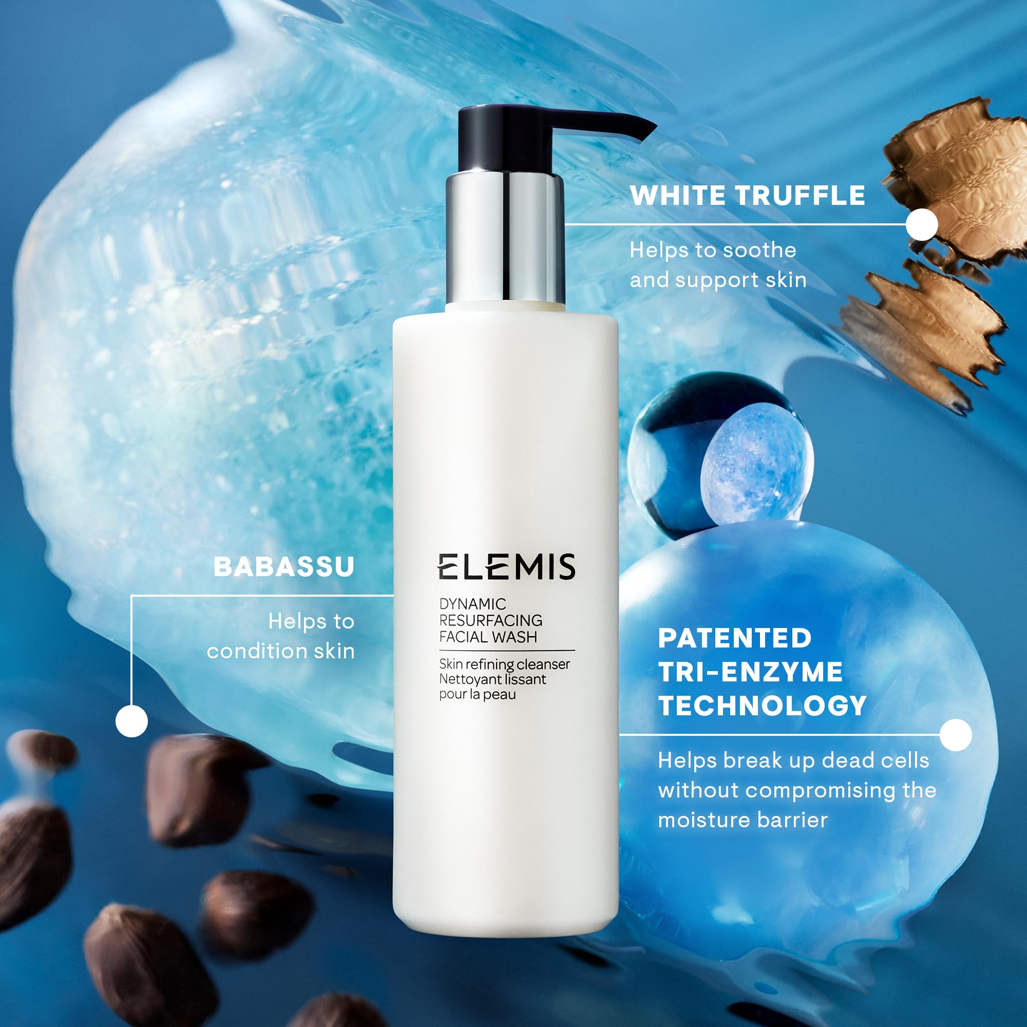 ELEMIS Dynamic Resurfacing Texture Gel – texture légère qui purifie sans agresser.