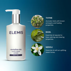 ELEMIS Revitalise-Me, huile de jojoba et ricin pour peau nourrie et souple.