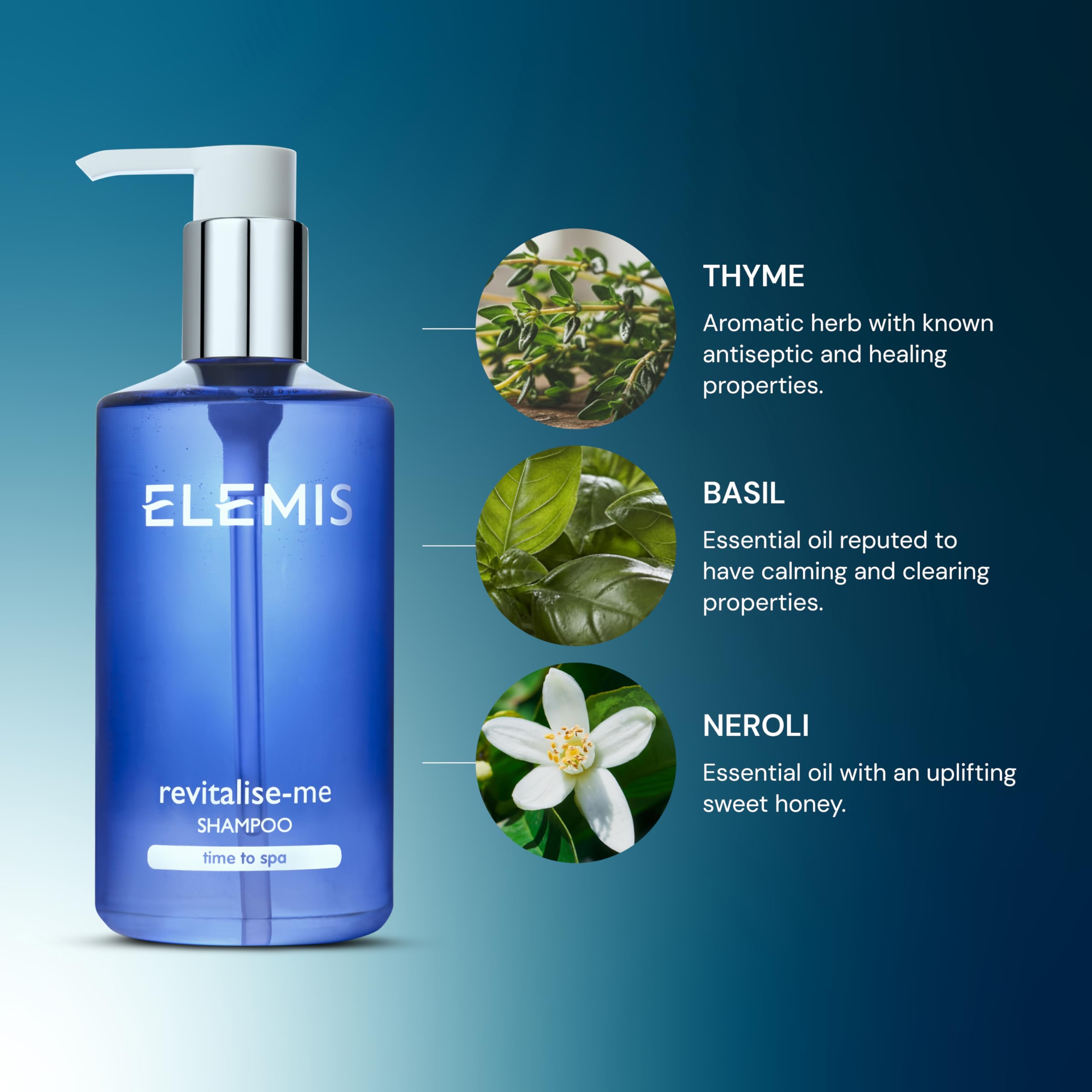 Elemis Revitalize-Me Shampoing texture douce facilite le lavage et le rinçage.
