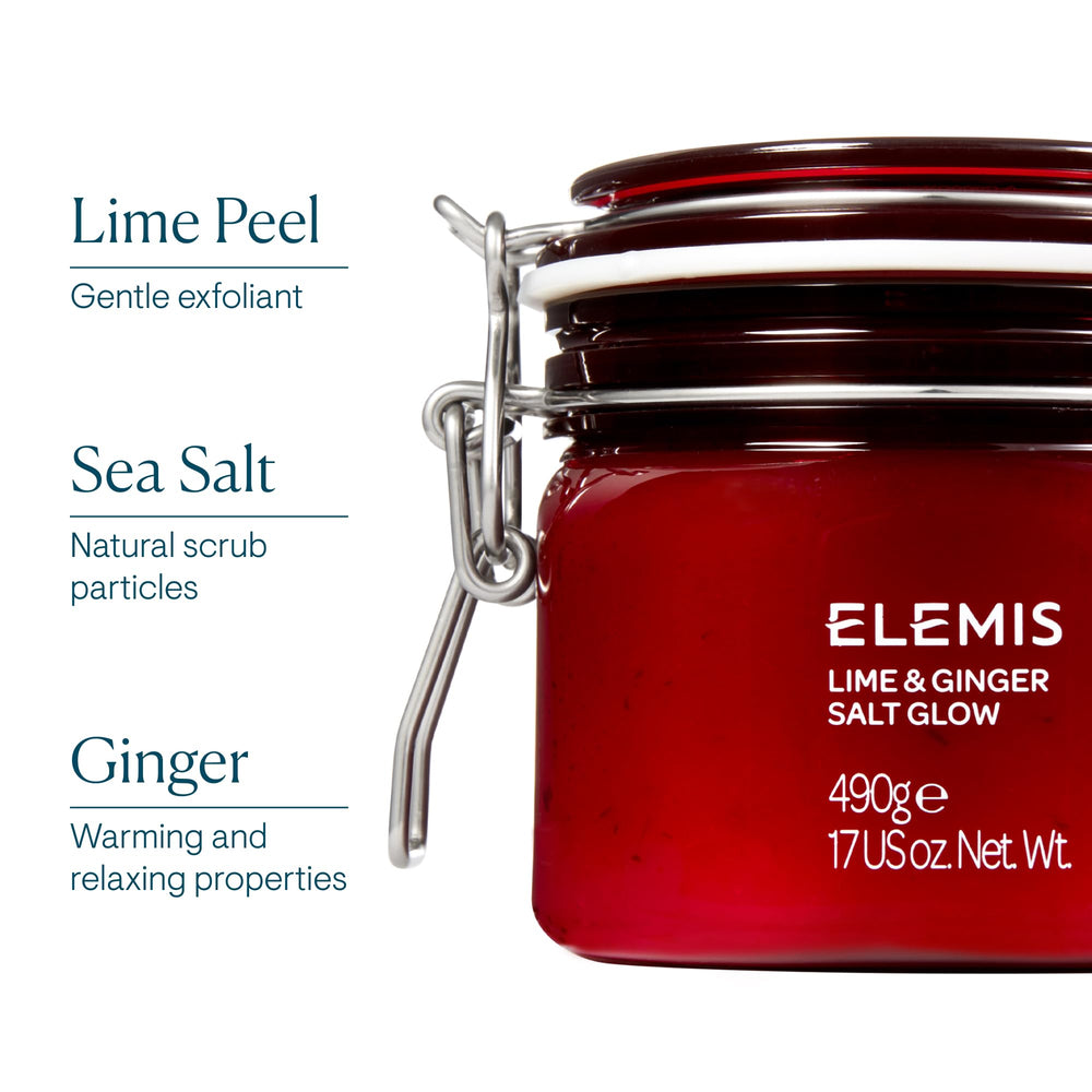 ELEMIS Exotic Lime & Ginger Salt Glow gommage-sel-exotique-lime-ginger-06 poils incarnés après rasage