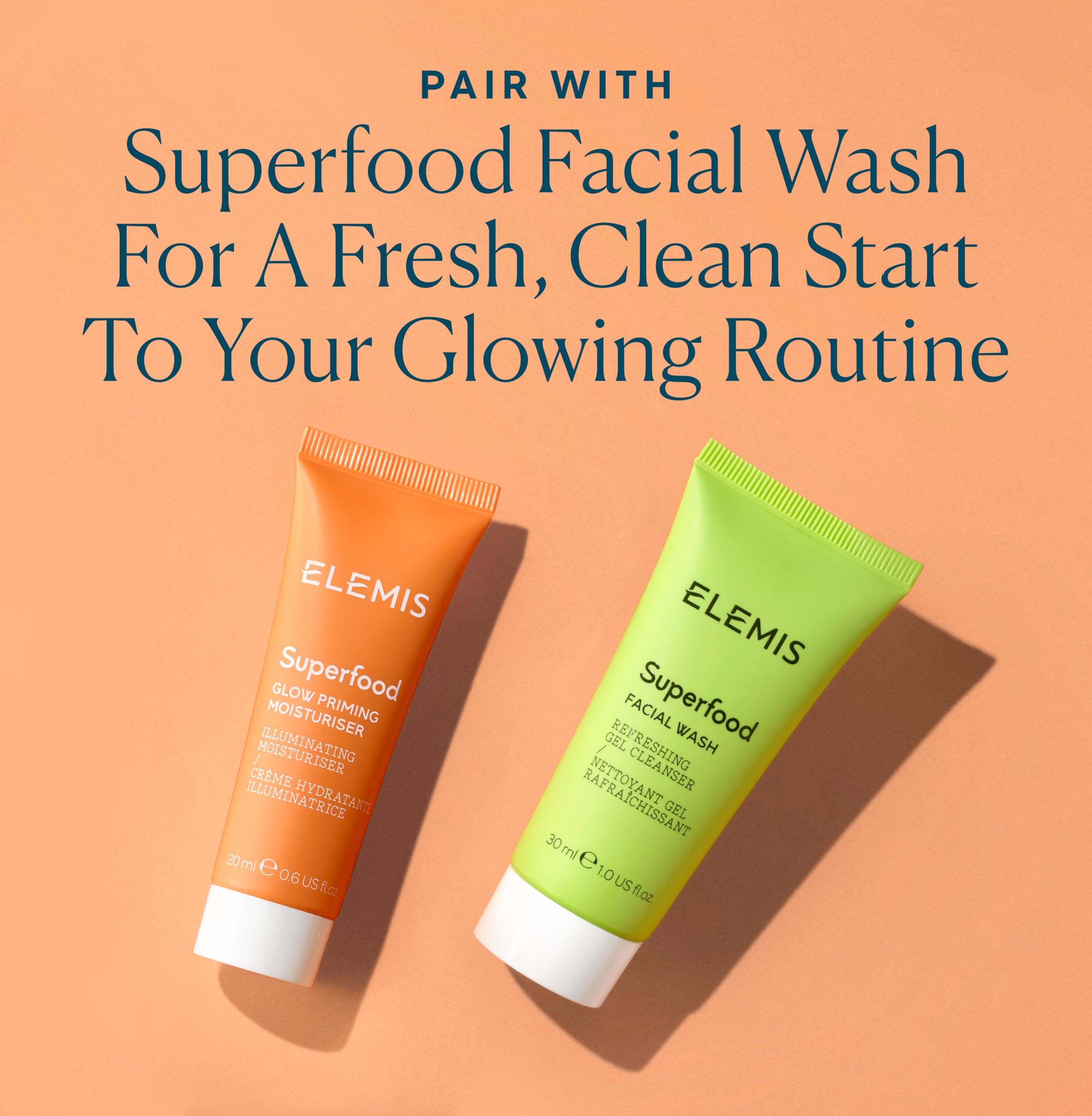 Effet lumineux naturel apporté par ELEMIS Glow Priming Moisturizer.