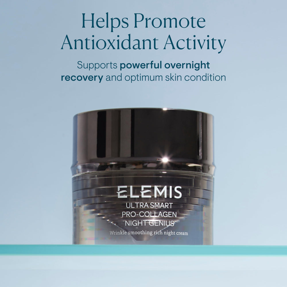 ELEMIS Night Genius, texture onctueuse enveloppant la peau lors de l’application.