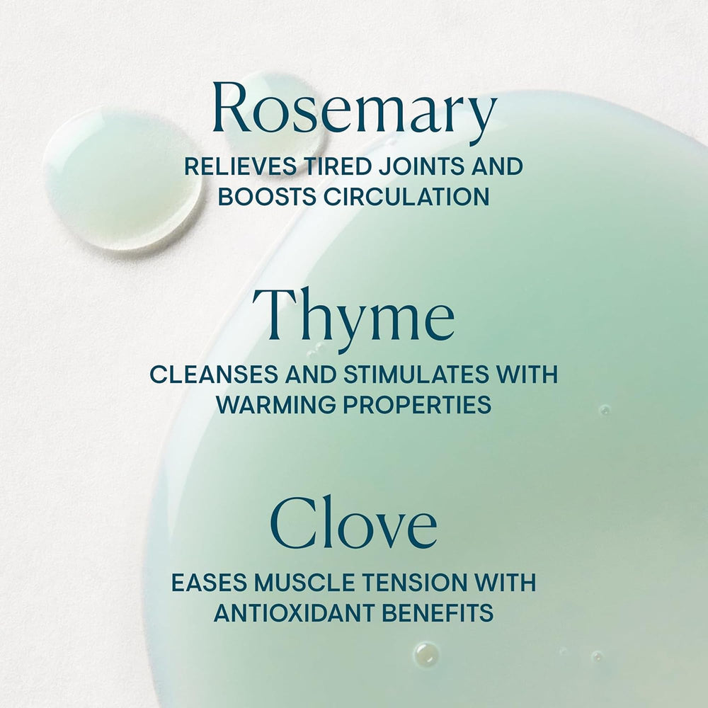 Elemis – mode d'emploi: verser dans l'eau chaude, détendre en immersion.