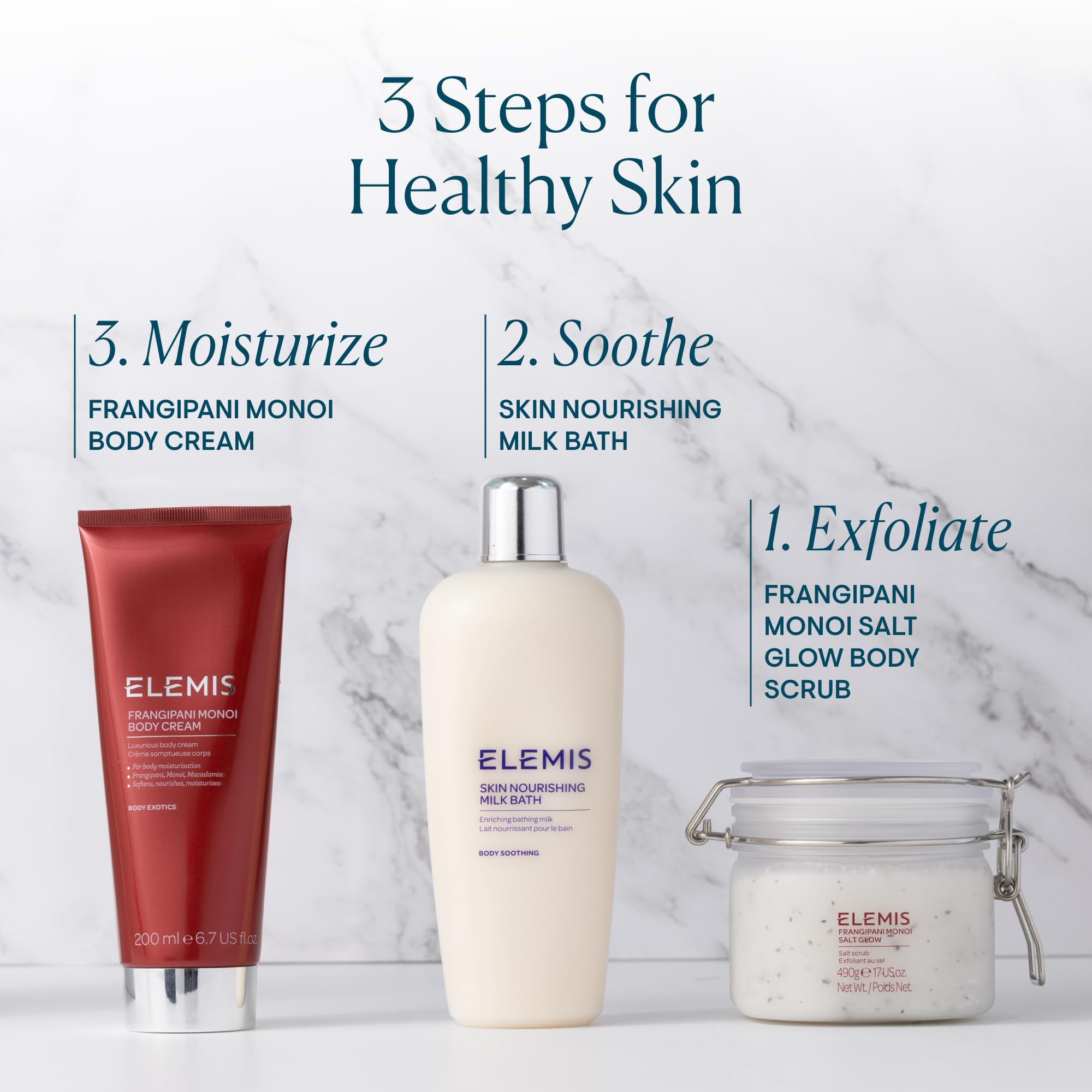 ELEMIS – utilisation sur zones sèches et cuir chevelu avec effet apaisant.