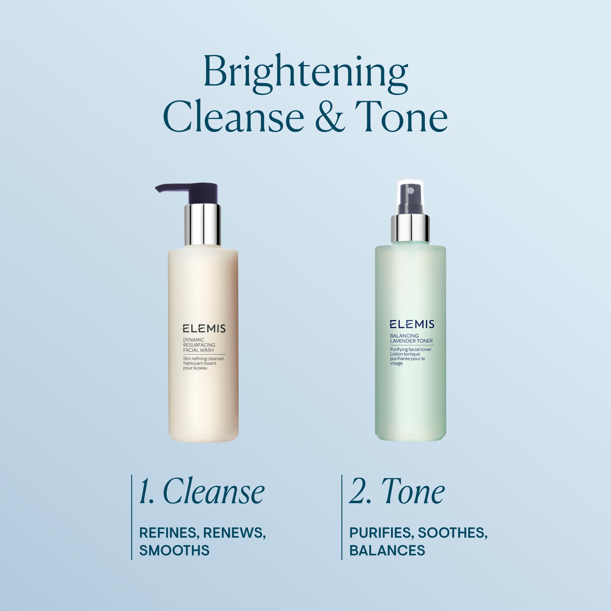 Texture légère du tonique ELEMIS prête à hydrater la première couche.