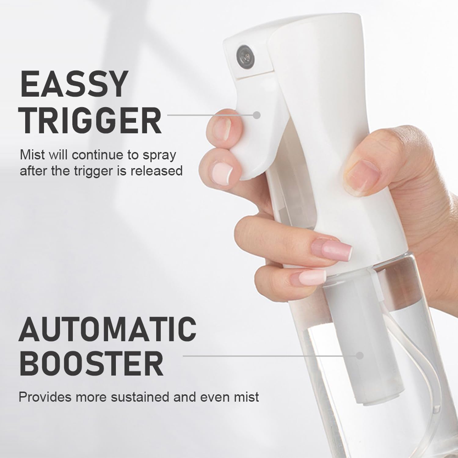 ELEMSY pulvérisateur design minimaliste: accessoire beauté élégant et pratique.