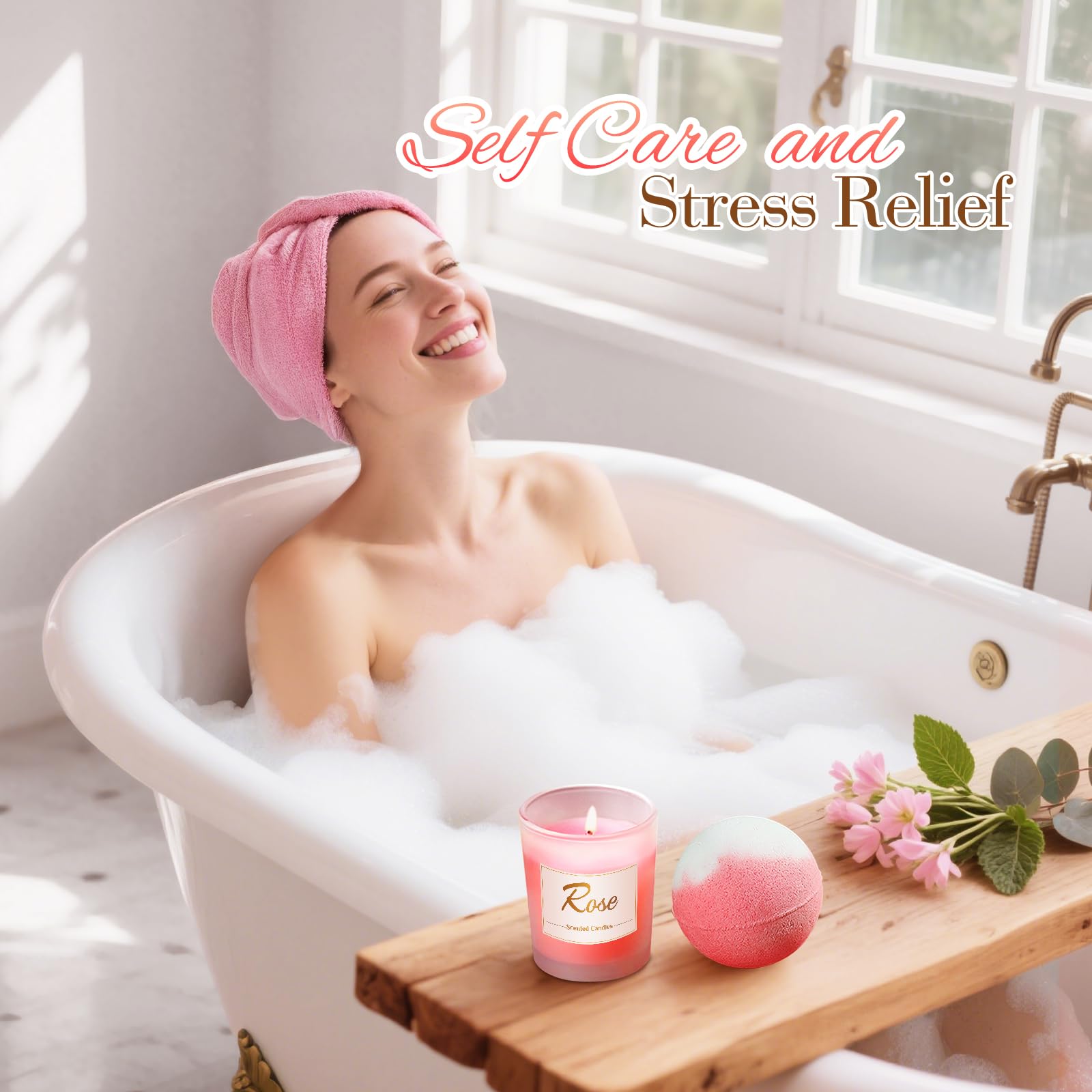 Bougie parfumée Eletorot rose, ambiance chaleureuse et détente à domicile.